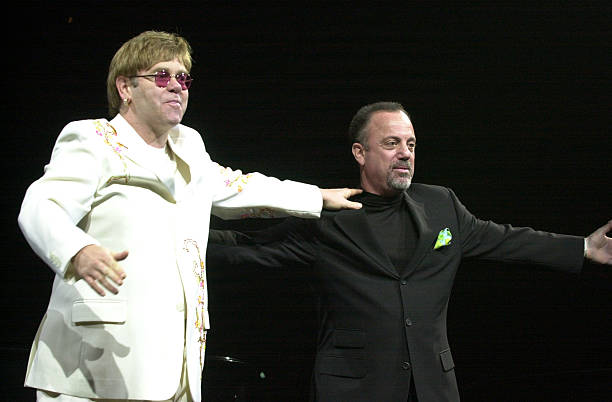 Elton John leaving The Ivy Restaurant, London - February 6, 2001