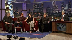 Elton John performing on The Tonight Show With Jay Leno