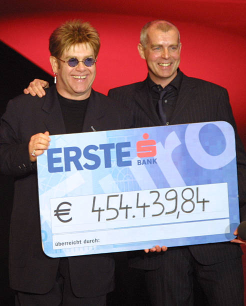 Elton John and Neil Tennant at Life Ball 2003 in Vienna