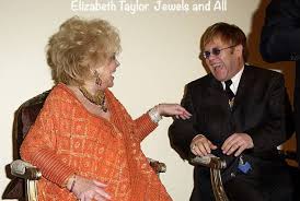 Sir Elton John at the InStyle Magazine Gala celebrating the release of Elizabeth Taylor's book at Christie's in New York, September 26, 2002