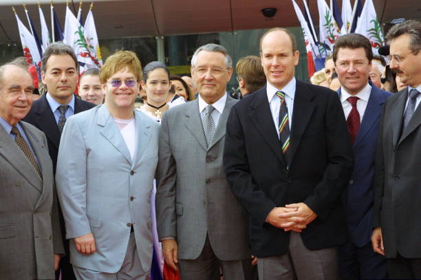 Prince Albert of Monaco, Elton John & Jacques Peyrat
