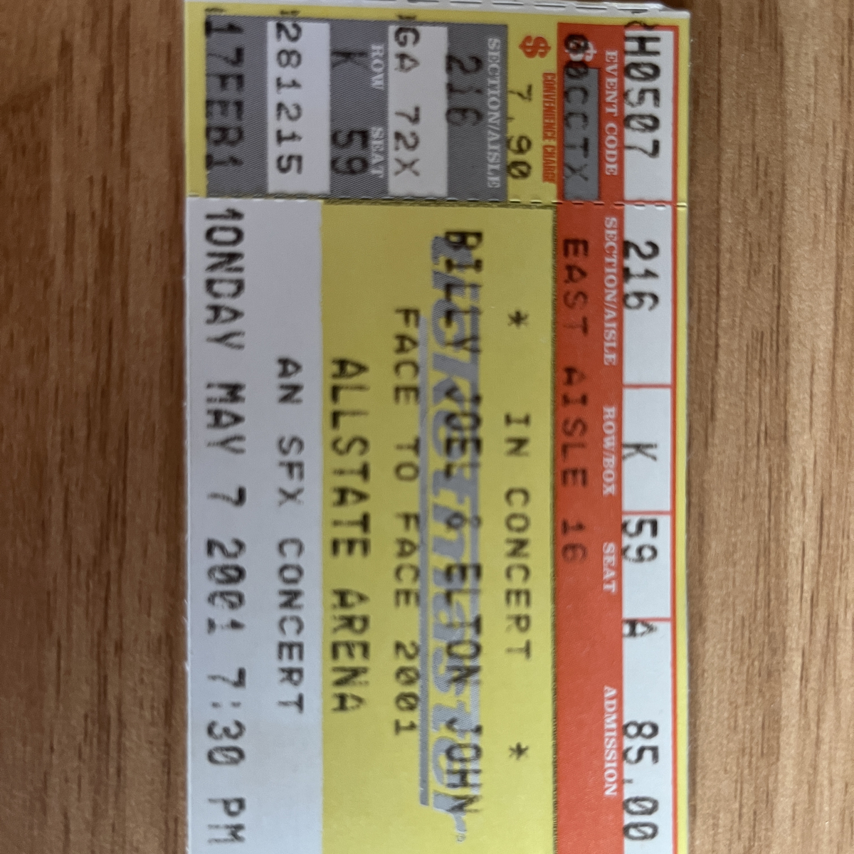 Elton John live May 2001