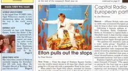 Music & Media issue featuring Elton John, November 2000