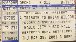Elton John events 2001