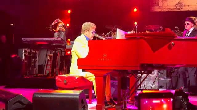 Elton John performing a private show in Dallas