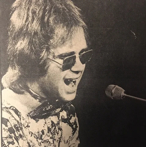 ARTICLE ABOUT Elton John FROM SOUNDS,