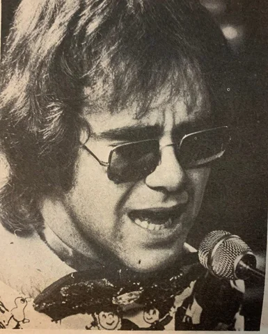 ARTICLE ABOUT Elton John FROM SOUNDS,
