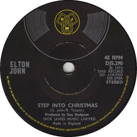 Step Into Christmas" was released as a single