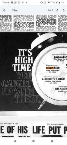 New Musical Express March 1, 1969