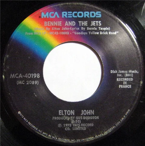 US 45 BENNIE AND THE JETS HARMONY