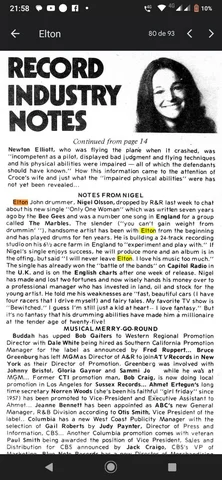 Record Record, NOVEMBER 22, 1974