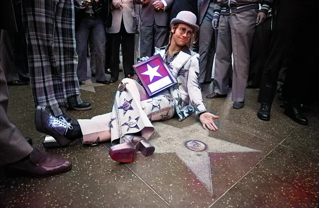 US AWARD - Hollywood Walk Of Fame Award, Hollywood CA Elton John's Hollywood Star Award