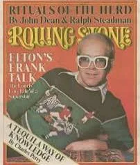 Elton John cover story: "Elton's Frank Talk - The Lonely Love Life Of A Superstar"