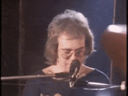 Elton John - Rehearsing with his band in 1970
