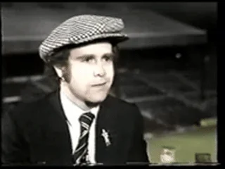 Elton John interview at Old Trafford 1978