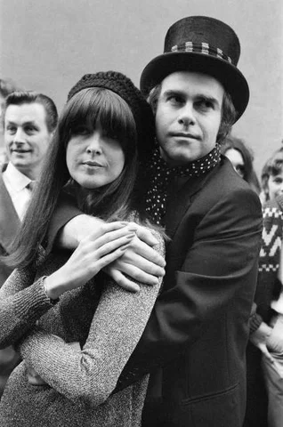 Elton John & Cathy McGowan, 1978
