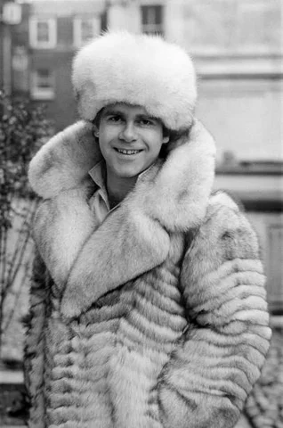 Elton John pictured at The Inn on The Park, London