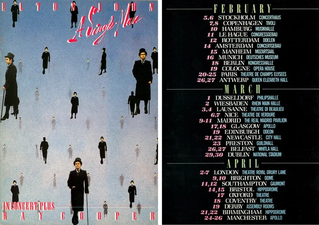 A Single Man European tour with just Elton John and Ray Cooper