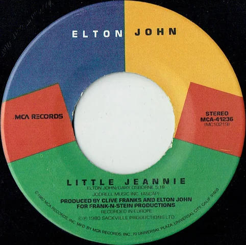 UK 45 LITTLE JEANNIE