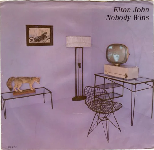 US / UK 45 Elton John – Nobody Wins