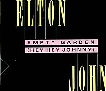 UK 45 Empty Garden (Hey Hey Johnny)