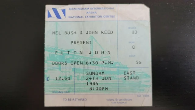 Jun 23 - 30, 1984 ENGLAND CONCERT - The Summer Of '84 Concert - Wembley Stadium, London   The show was filmed and released on a two-part home video: NIGHT AND DAY: THE NIGHT TIME CONCERT and THE BREAKING HEARTS TOUR.