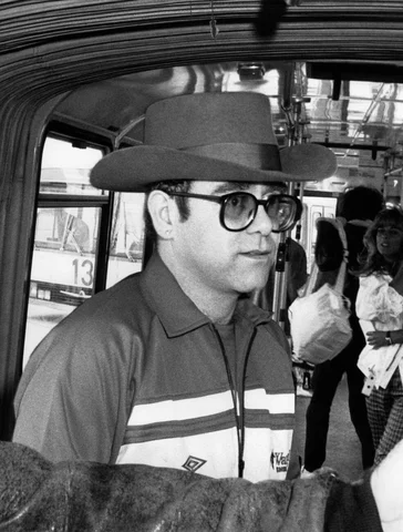 British musician, half length, arrival at the airport Munich Riem, Germany, 22.5.1984,