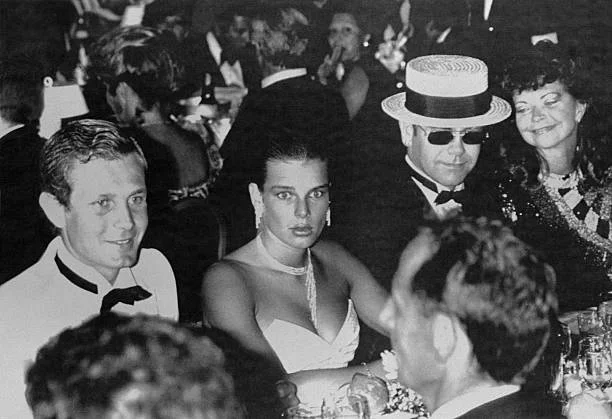 Stefano Casiraghi, Princess Stephanie, Elton John, and Renate John