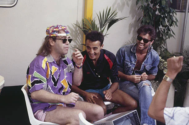 Wham! Backstage At Wembley
