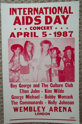 International AIDS Day Concert poster