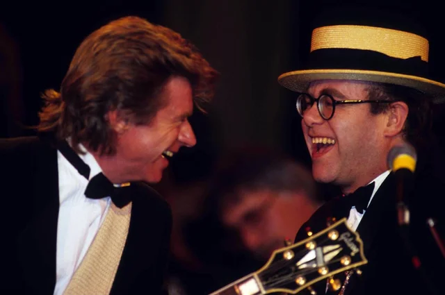 John Fogarty and Elton John 01/21/1988.