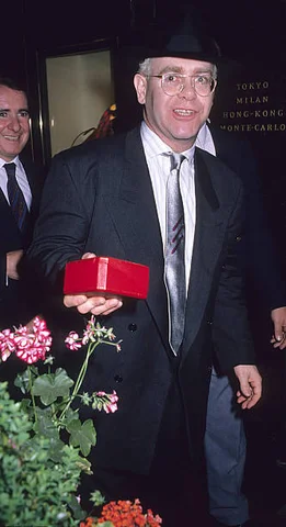 Elton John at his own party thrown by Cartier Elton John during Elton John at his own party thrown by Cartier in London, Great Britain.