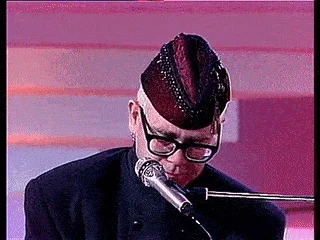 Elton John performs "Song For Guy" live on the French television program "Champs-Elysées".