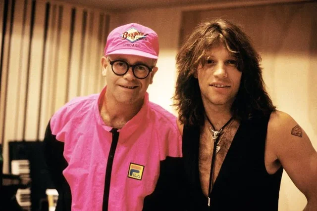 Elton John & Jon Bon Jovi, 1990