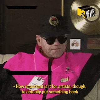 Elton John on MTV US TV - MTV "UNPLUGGED"