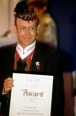 UNITED KINGDOM - JANUARY 01: Photo of Elton JOHN; at the ASCAP A