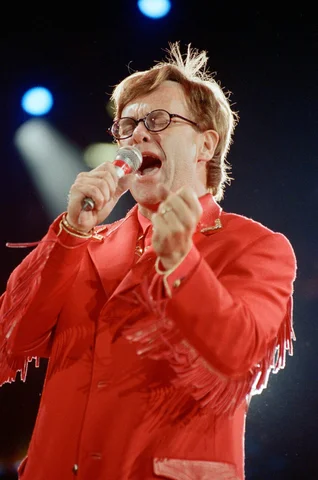 The Freddie Mercury Tribute Concert for Aids Awareness held at Wembley Stadium.