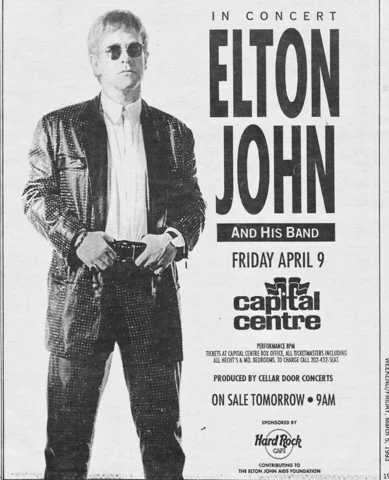 Apr 8, 9 – Capital Centre – Landover, Maryland, United States