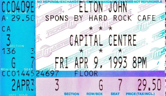 Apr 8, 9 – Capital Centre – Landover, Maryland, United States
