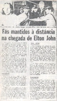 Elton John in Brazil, 1978