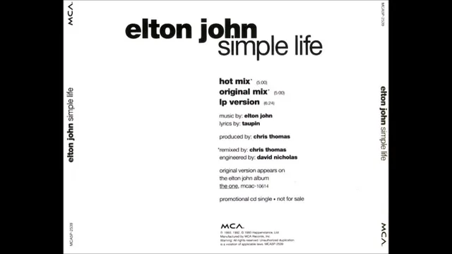 Simple Life (Hot Mix)