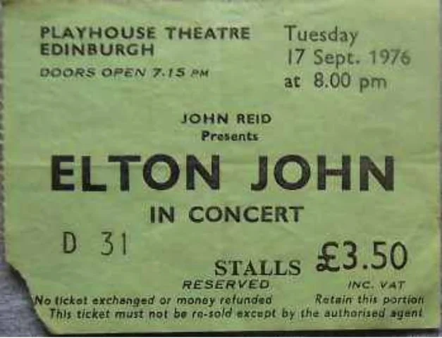 Sep 17, 1976   Edinburgh, Scotland, United Kingdom