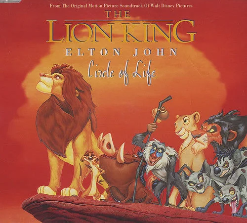 Sep 1994 Circle Of Life US CD SINGLE Hollywood HR64518-2 (US: #18; 11 weeks)