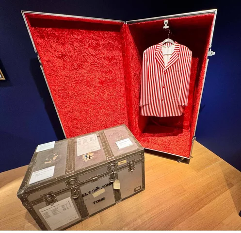 "˜The Collection of Sir Elton John: Goodbye Peachtree Road' held at Christie's Rockefeller Center. Items are from Elton's former Atlanta home.