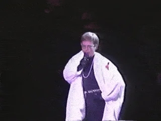 Elton John performed the song "I Feel Pretty", from the musical West Side Story, on two notable charitable occasions during the 1990s.