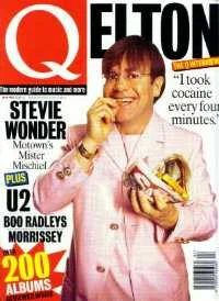 UK MAGAZINE - Q Elton John cover and interview
