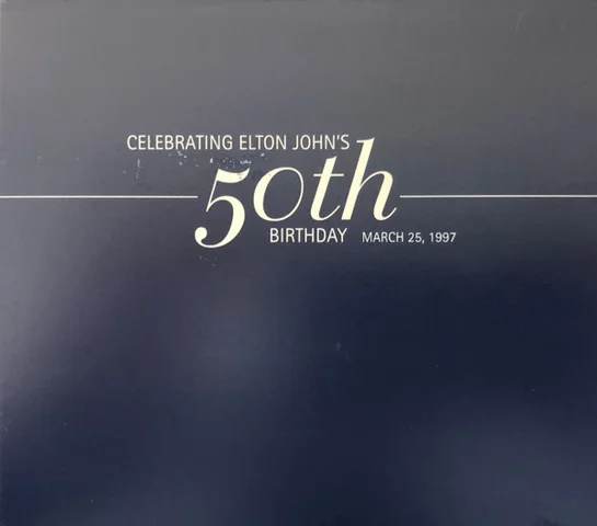 Mar 25 1997 50th birthday promo CD PROMO CD - Celebrating Elton John's 50th Birthday Rocket Records RKSAD 00415