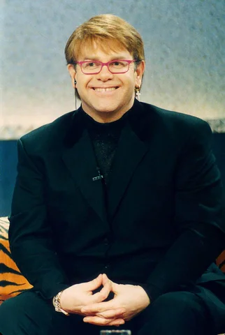 June 21, 2005 - ELTON JOHN IN A GERMAN TV SHOW
