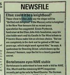 Music Week – December 27, 1997 Edition