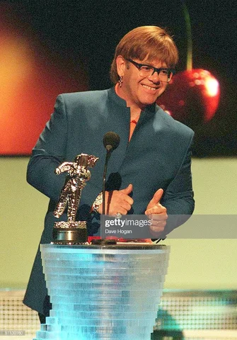 Sep 4 1997 US TV - MTV Music Awards  Elton John appeared as an award presenter.